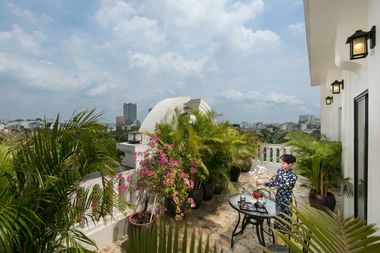 The Oriental Jade Hotel Hanói Exterior foto Rooftop garden